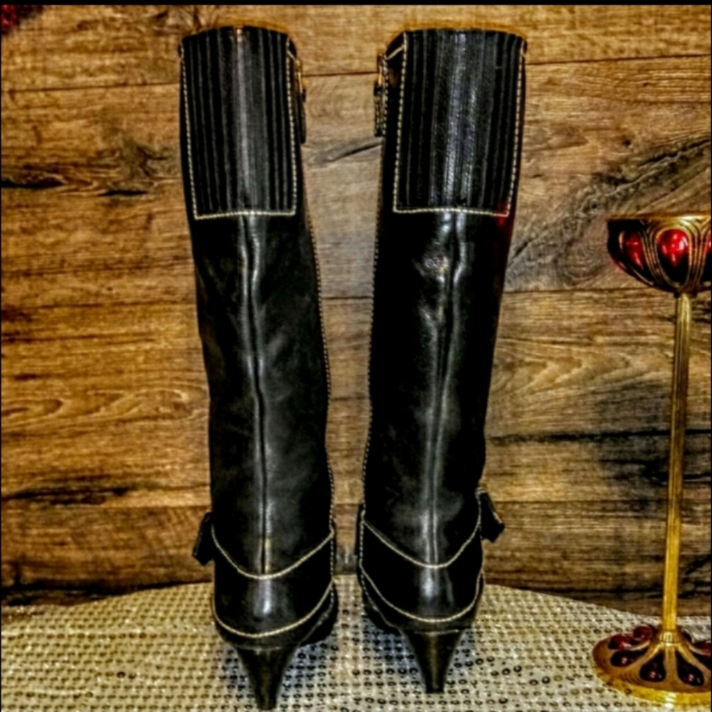 Fossil Boots Size 6.5 Knee High Wedge NWOT - Picture 3 of 12